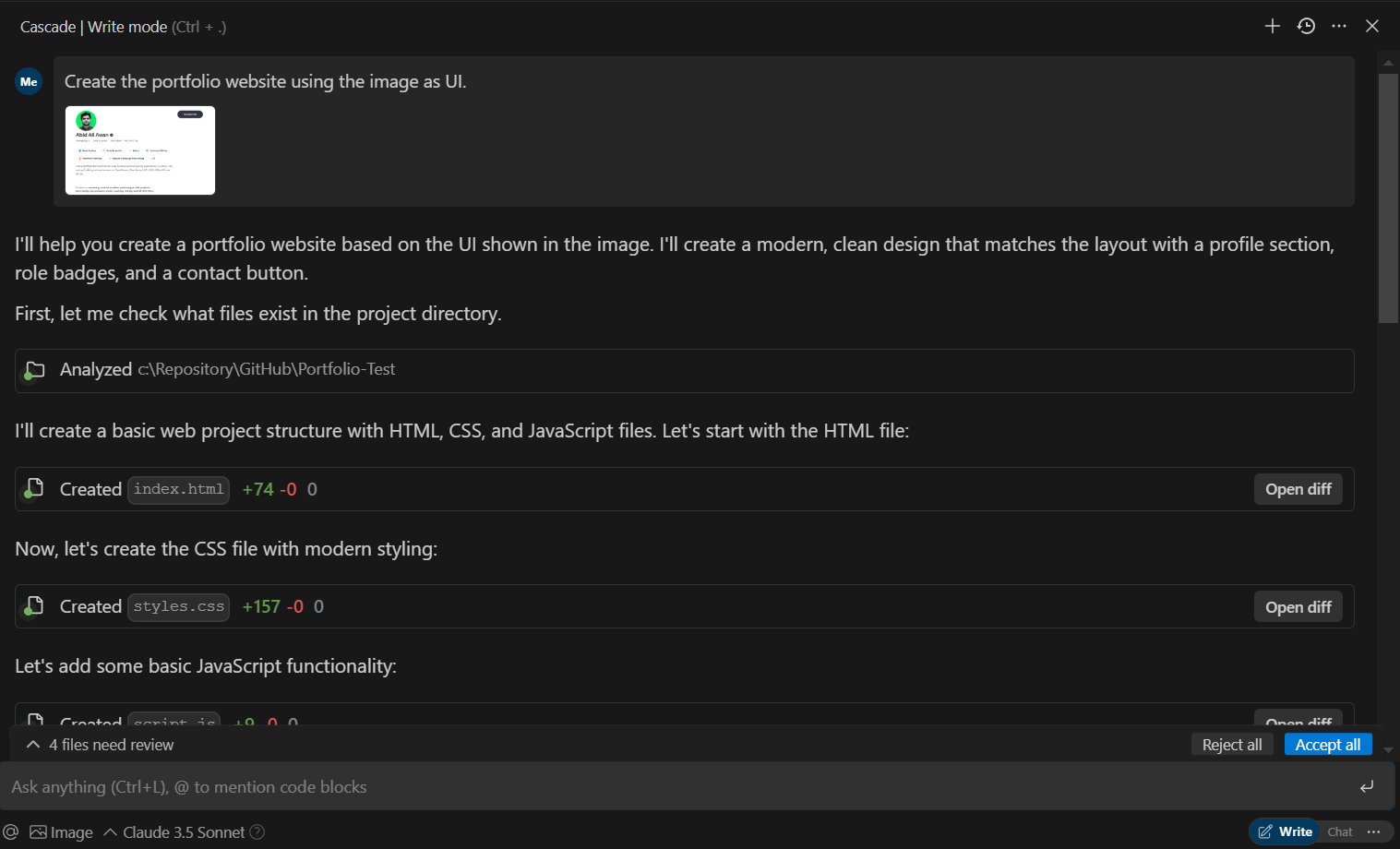 Bild-Upload in Cascade