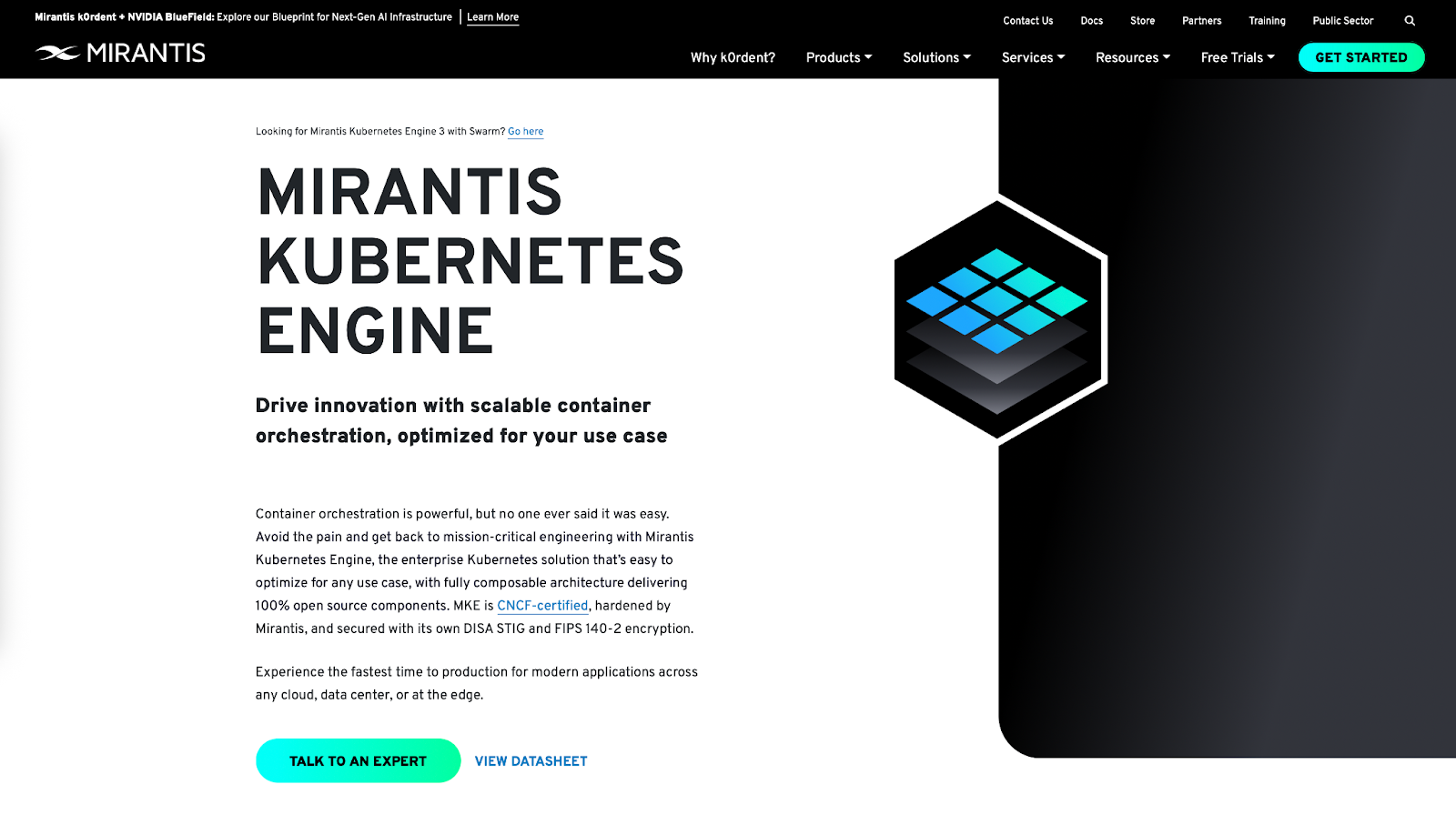 Bild 10 – Startseite von Mirantis