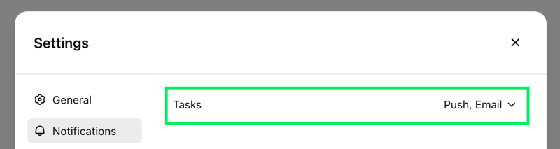 Enabling push notifications on chatgpt tasks
