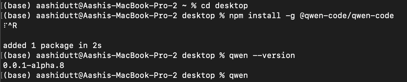 Installation via npm