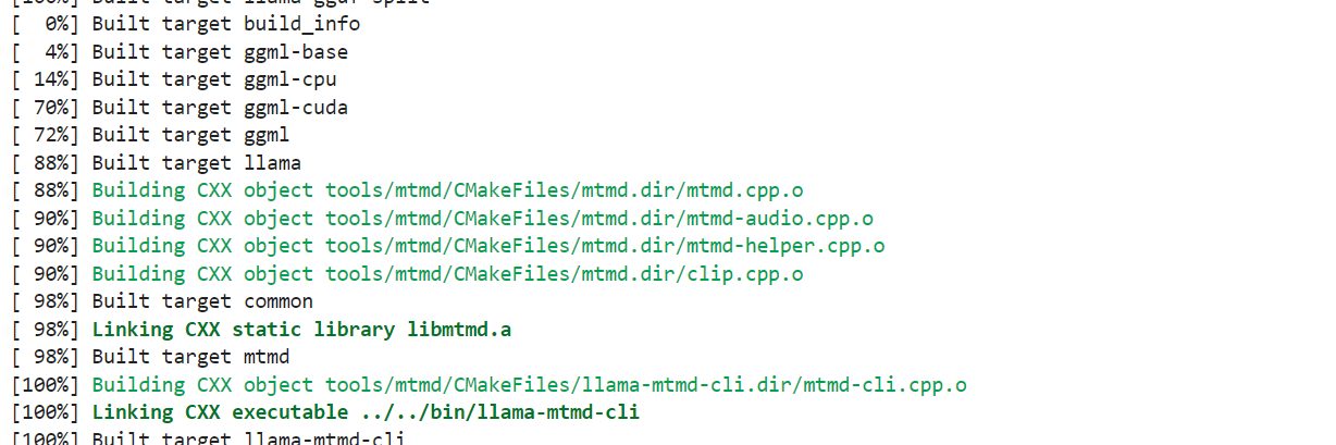 Instalación de llama-cli y otras herramientas.