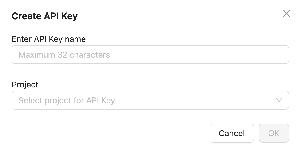 Crea una clave API para kimi k2