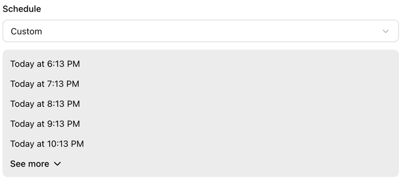 Fixing a schedule in chatgpt tasks