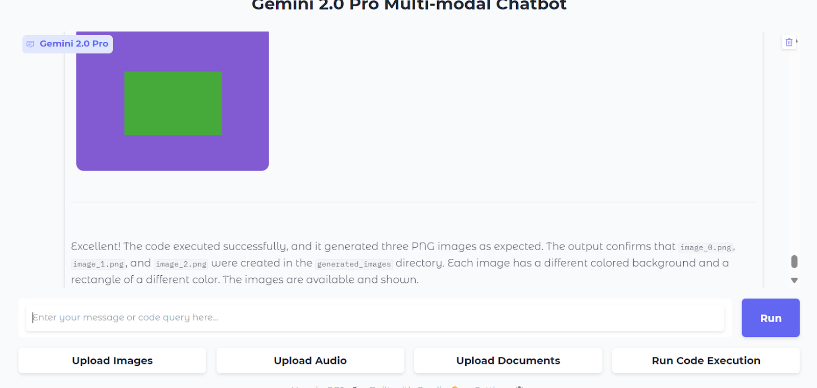 Gemini 2.0 Pro code conclusion