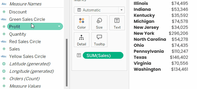 Formatear el texto de los iconos en las tablas cruzadas de Tableau