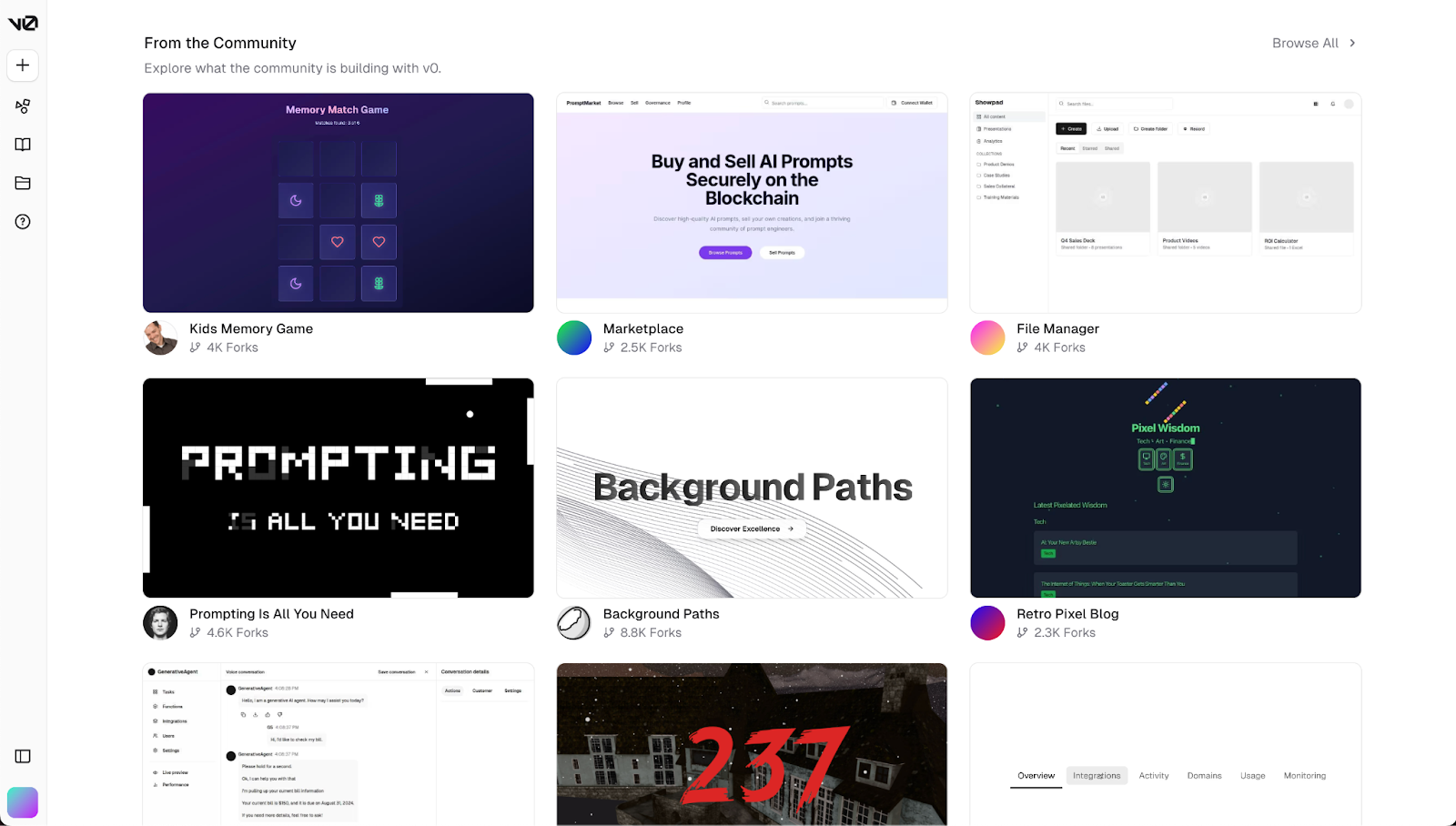 Community templates