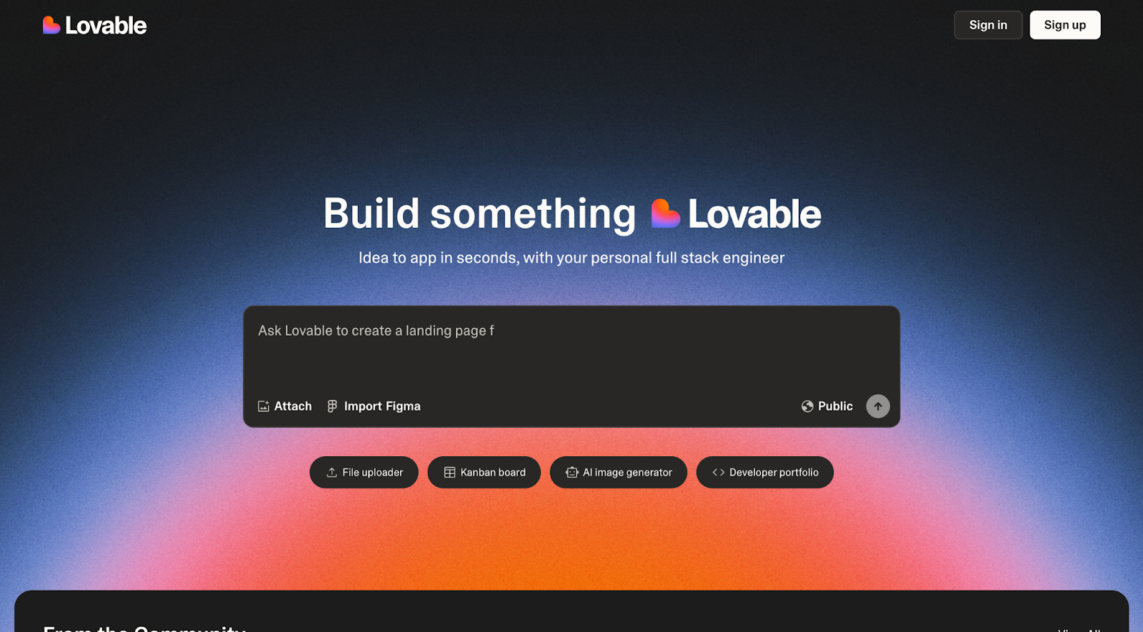 Lovable