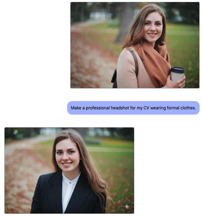 Making a casual photo into a professional one