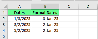 Formatear fechas utilizando Flash Fill en Excel.