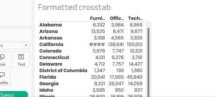Borrar el divisor de filas en Tableau