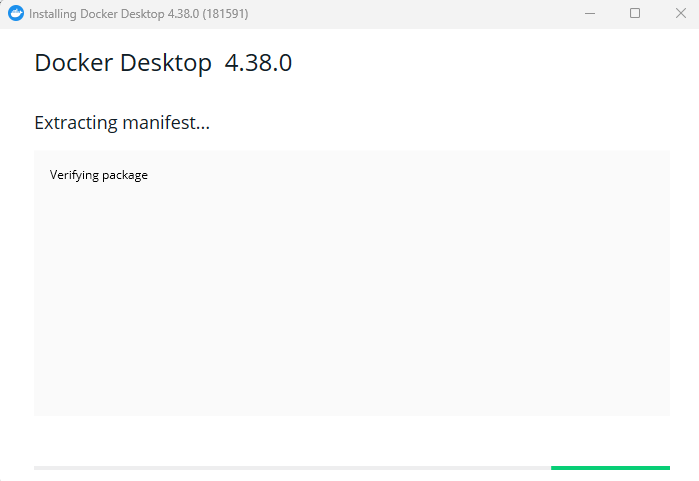 Instalación de Docker Desktop para Windows
