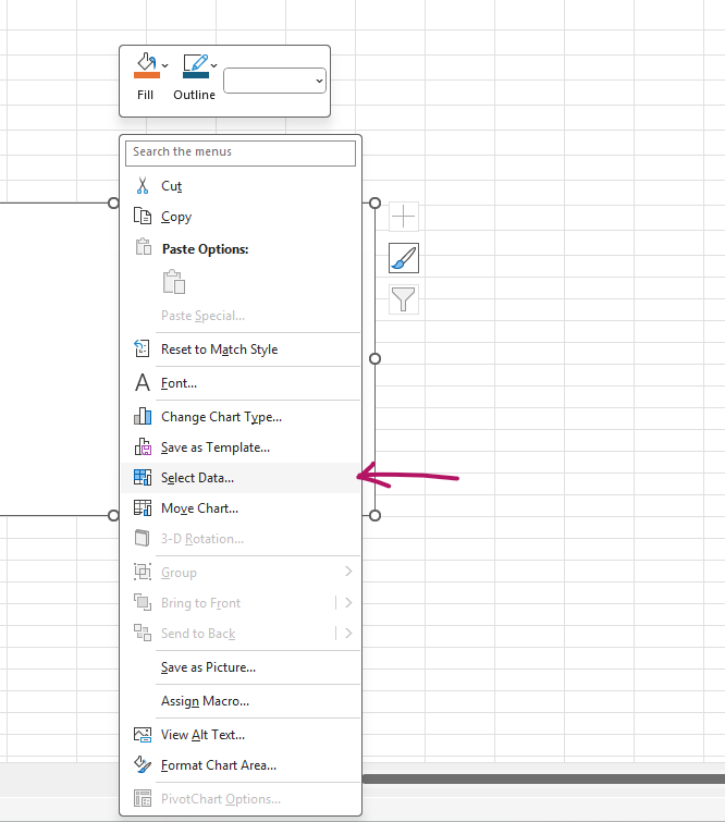 Comment sélectionner des données pour un graphique linéaire Excel
