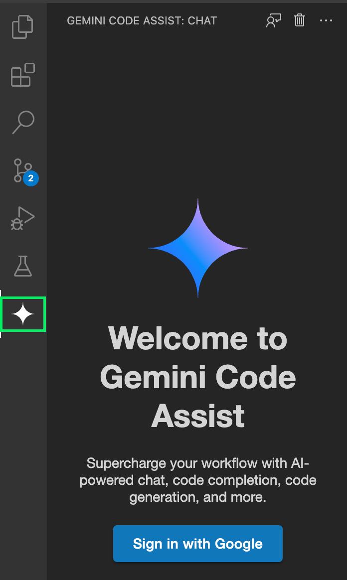 Aktivieren von Gemini Code Assist
