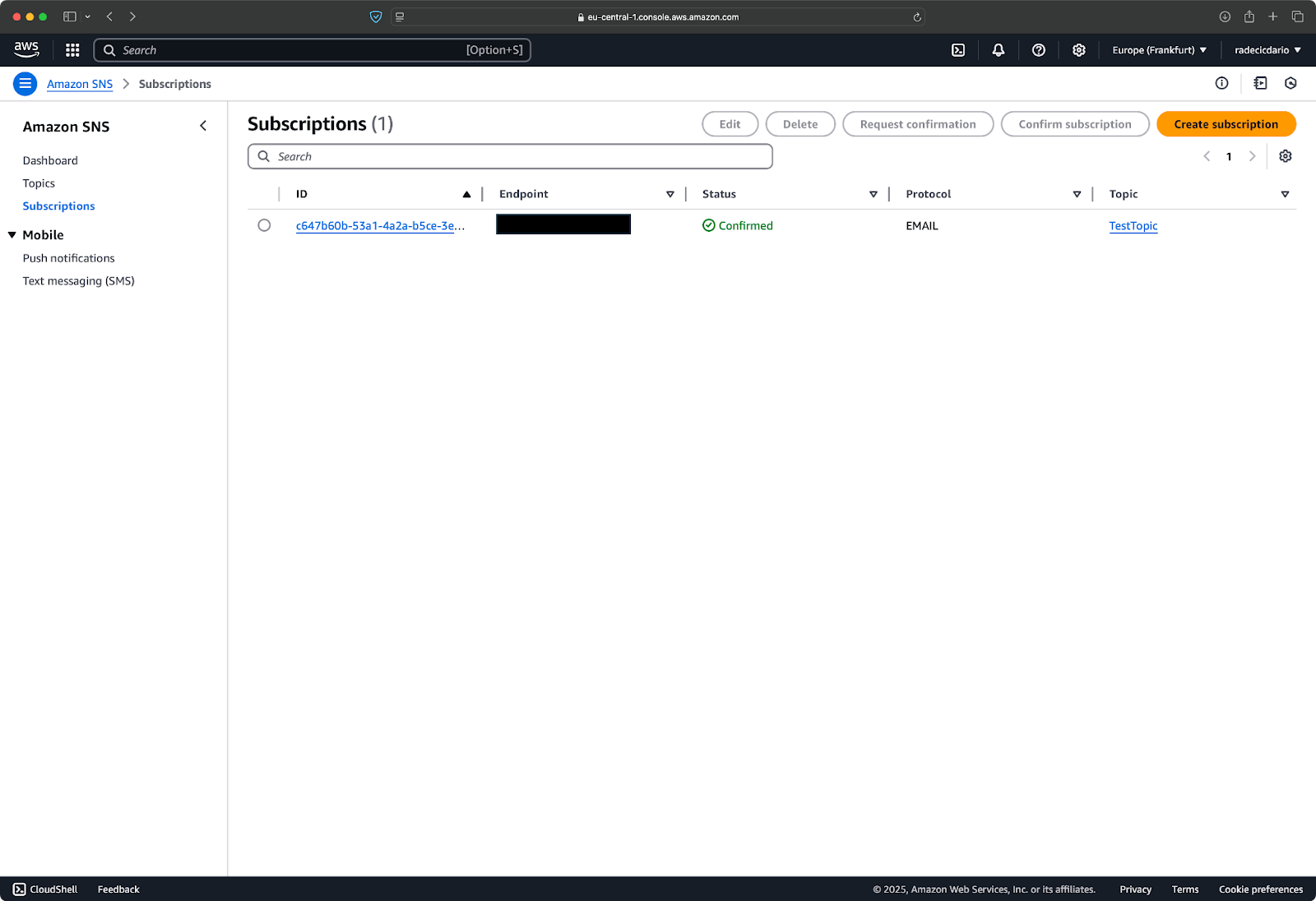 Image 9 - Subscription status