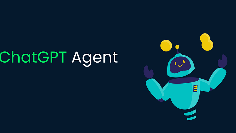 Criação bem-sucedida da imagem de capa do ChatGPT Agent no Canva usando as cores da marca DataCamp com figura robótica e elementos de texto tutorial