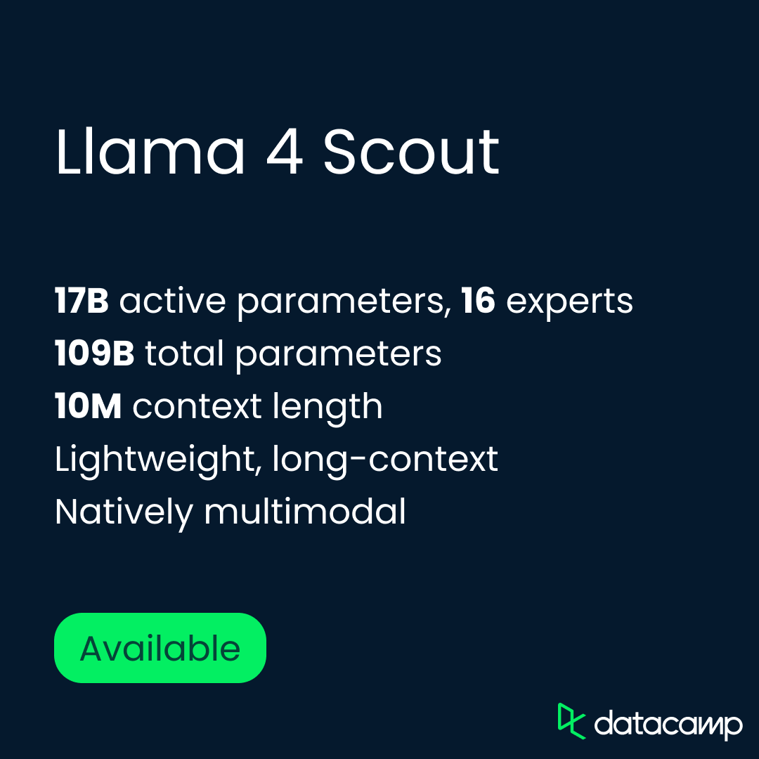 llama 4 scout model card
