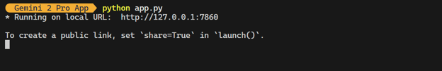 Running locally
