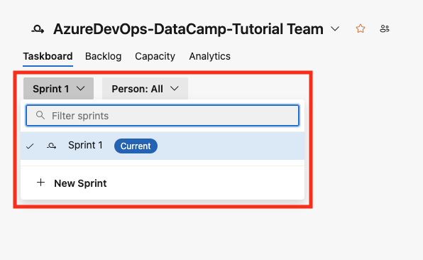 Create Sprints and add new ones easily:

To set up a sprint, go to Boards and then Sprints.

You can add new sprints by giving them names, such as “Sprint 1”, to organize your work effectively.

This user-friendly process ensures efficient management of your iterative development cycles.