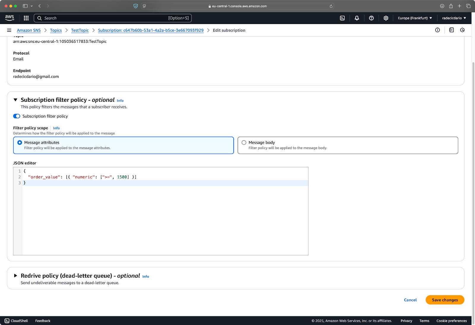 Image 19 - Notification filter policies