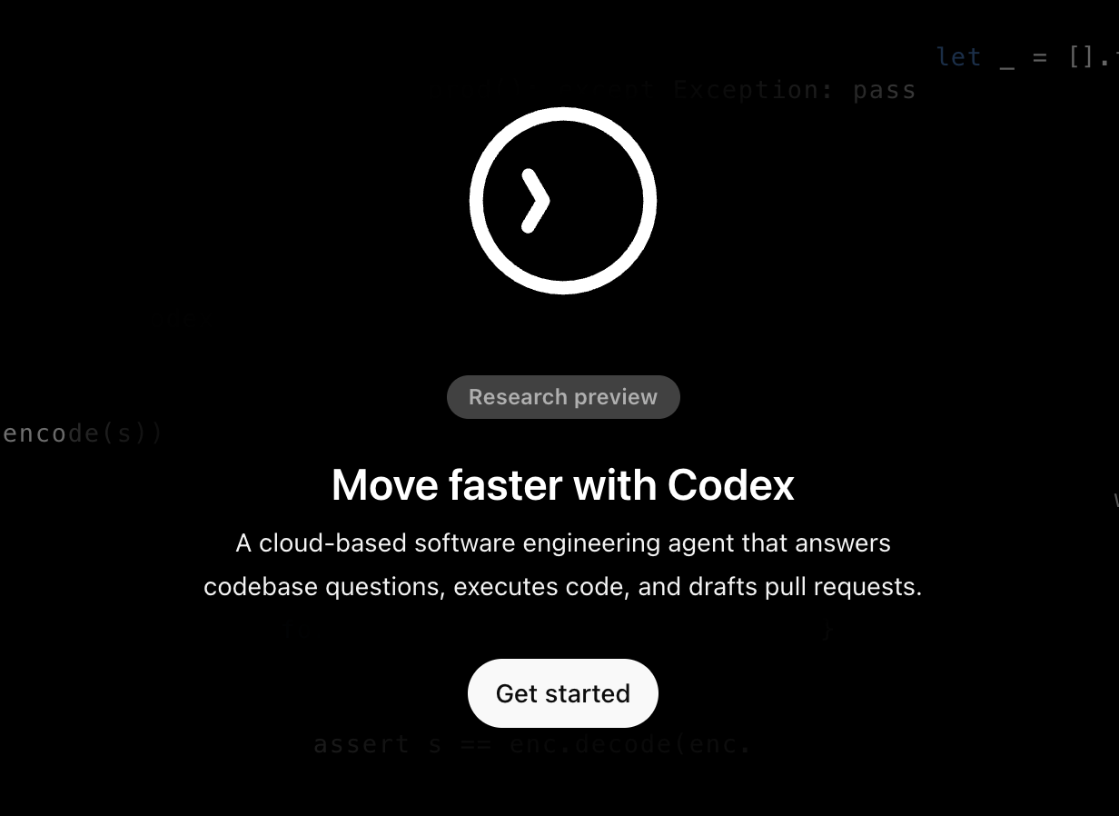 Codex Comece a usar