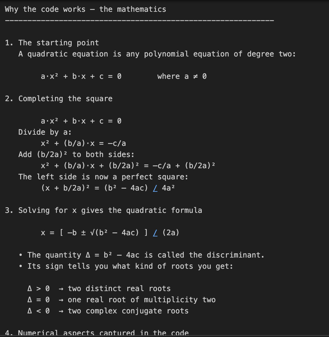 Código + Resolución de problemas matemáticos