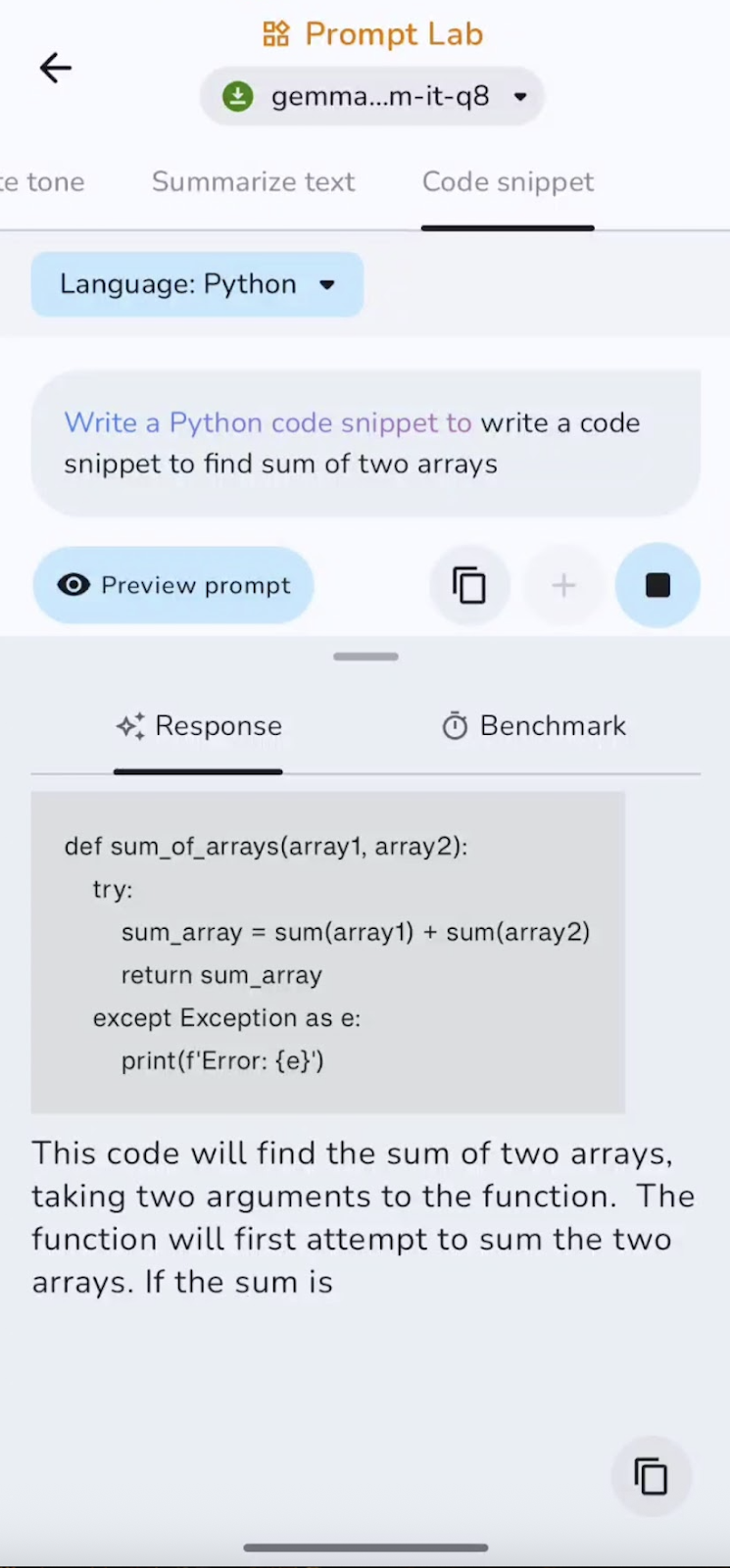 Exp 4: Code snippet writer