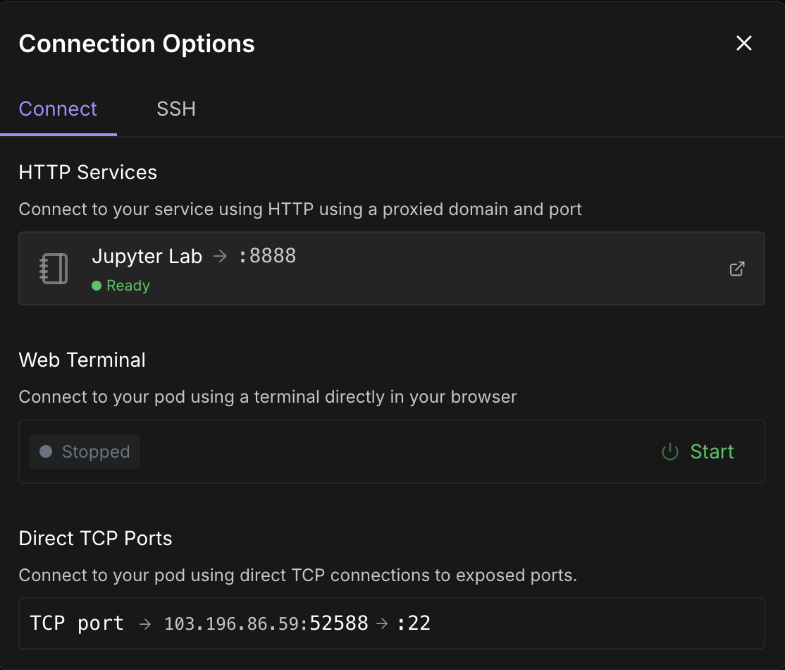 Connection options in vLLM