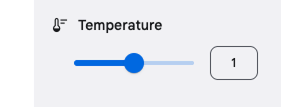 Setting the output temperature