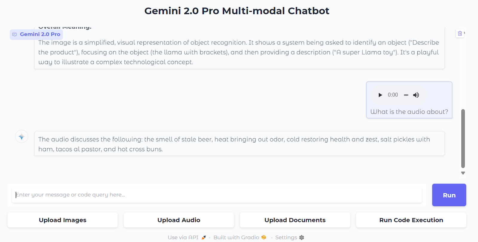 Uploading audio to Gemini 2.0