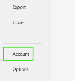Recurso de conta no Excel.