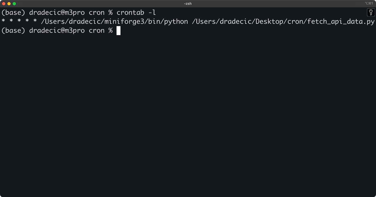 Image 4 - Active cron jobs