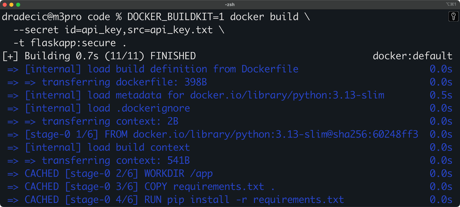 Image 5 - Building images with BuildKit secrets