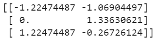 Image montrant un tableau comme résultat de l'exécution d'un script Python