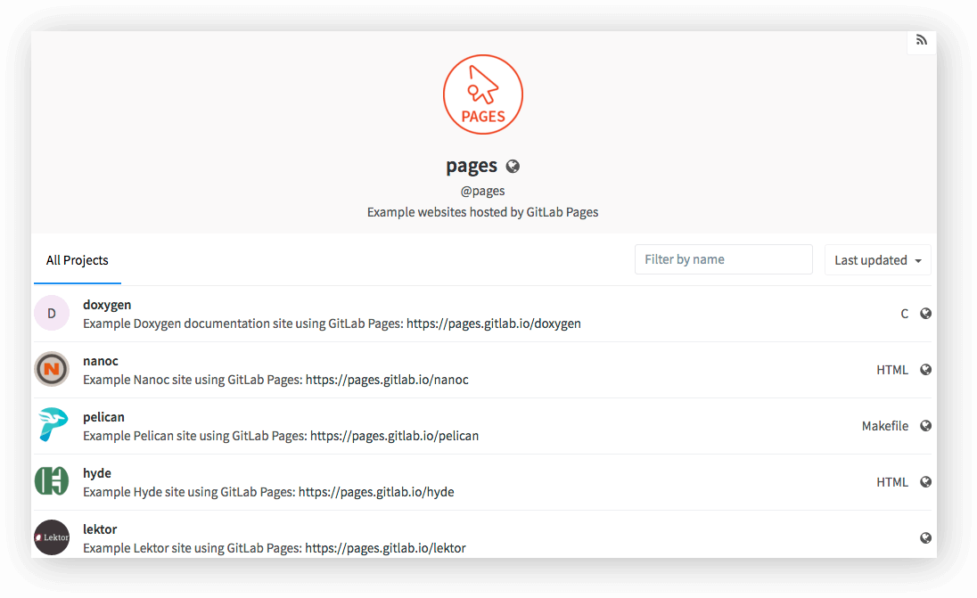 Recursos para aprender GitLab Pages