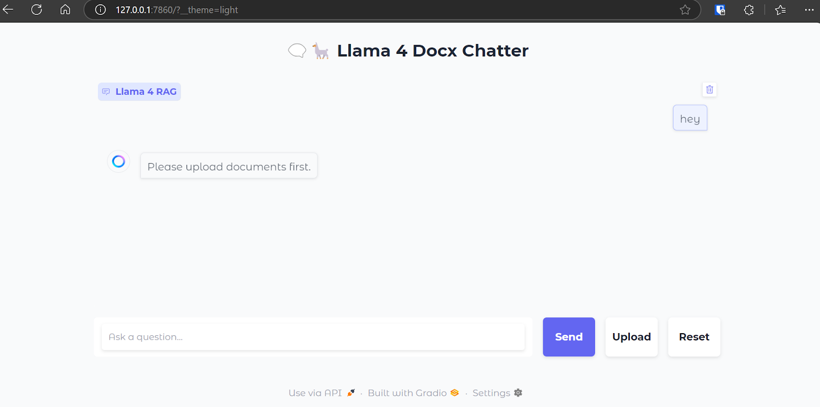llama 4 rag gradio interface