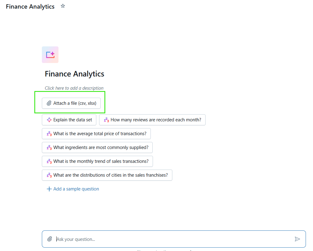 File upload support in Genie Space.