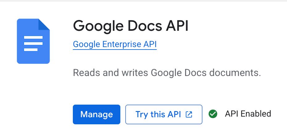 Docs API
