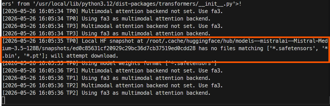 downloading the Mistral Medium 3.5 128B