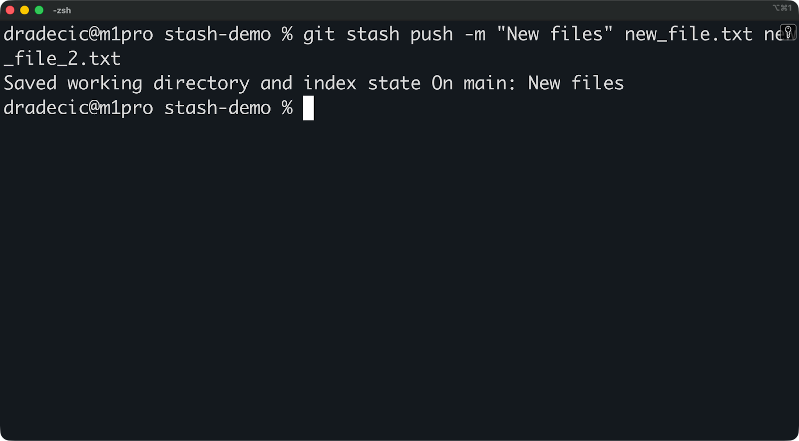 Image 5 - Stashing only selected files