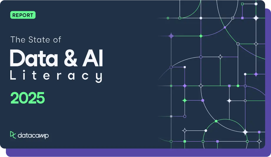 Illustration of The State of Data & AI Literacy Report 2025