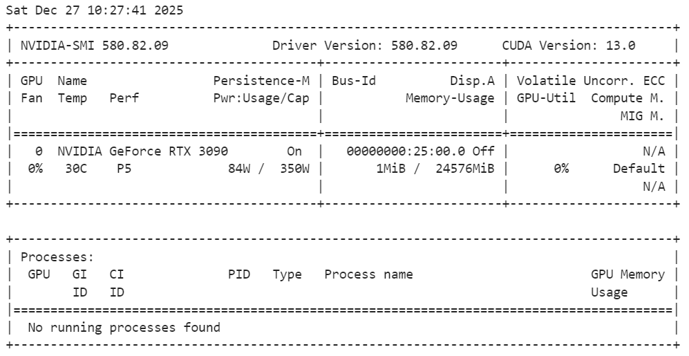verify the cuda installation