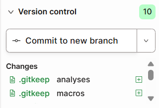 dbt Cloud version control