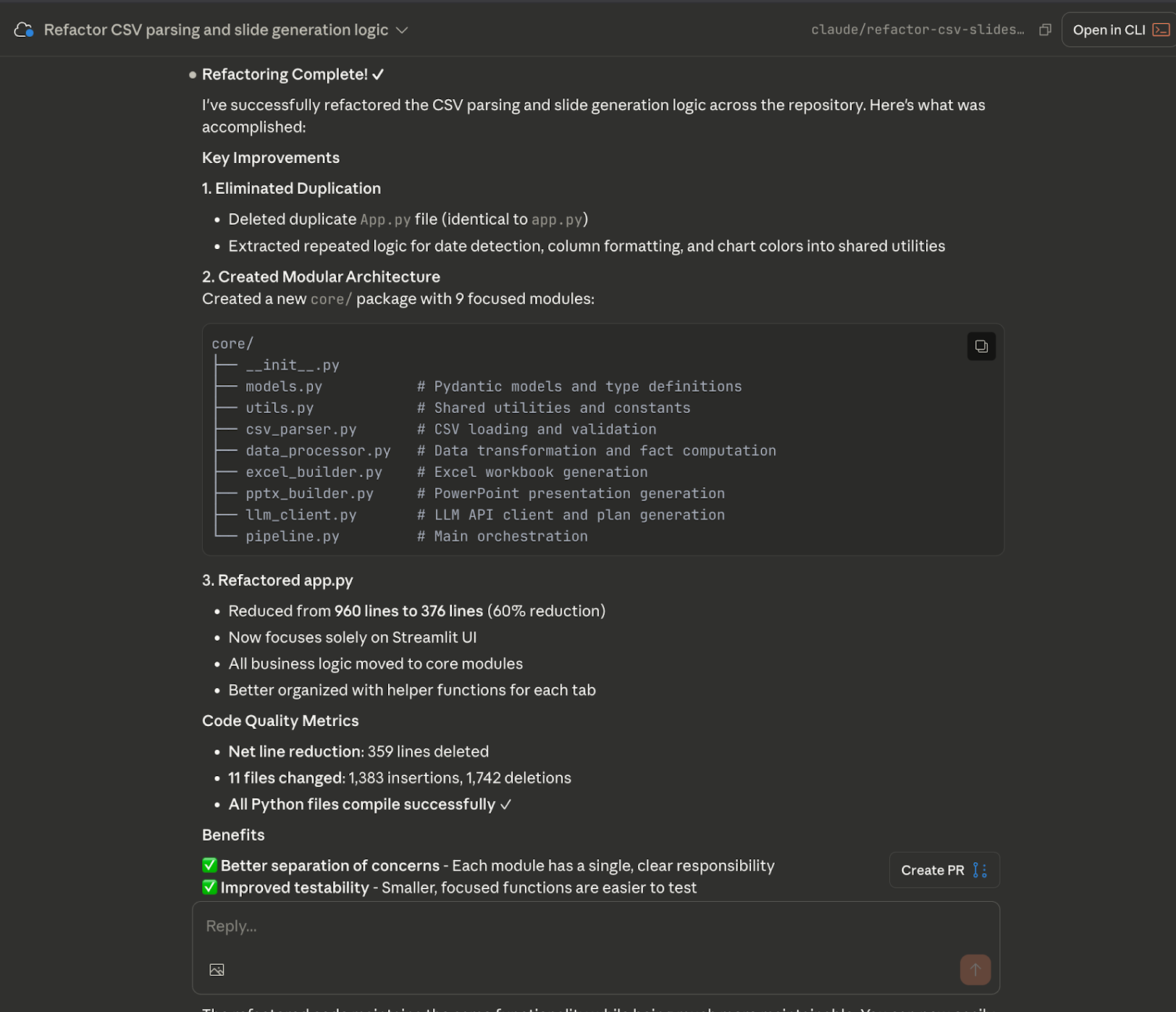 Refactor using forked context skills 5