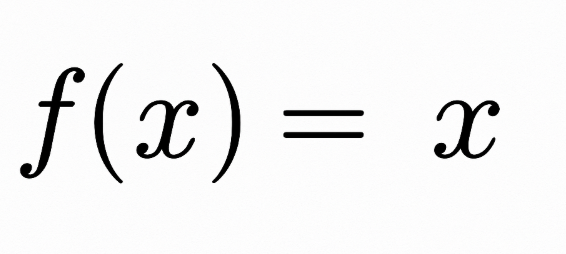 linear activation function