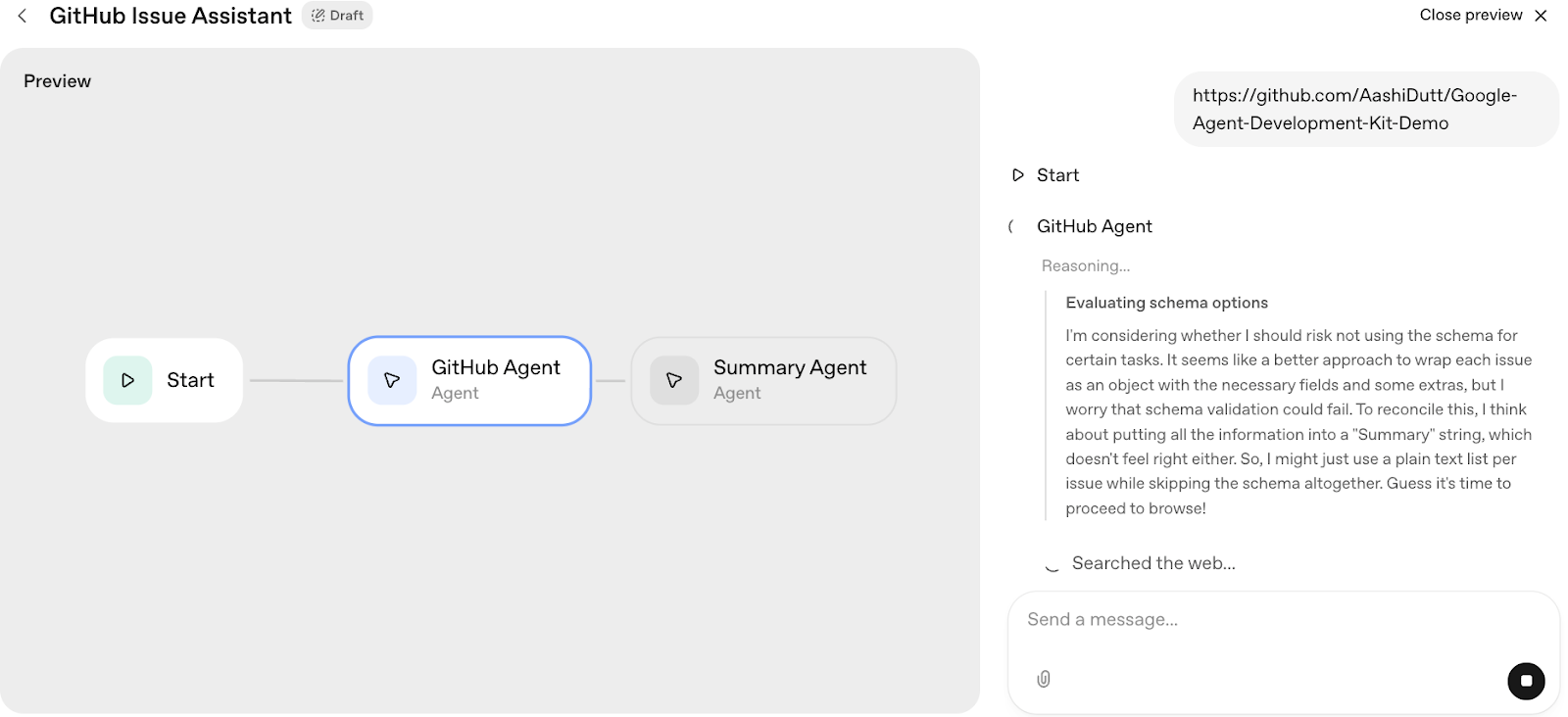 Final AgentKit demo
