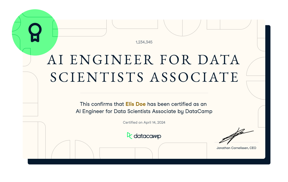 AI Engineer for Data Scientists Associate Certification | DataCamp