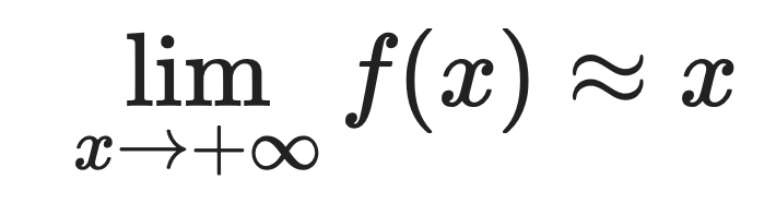 Softplus behavior for large positive values