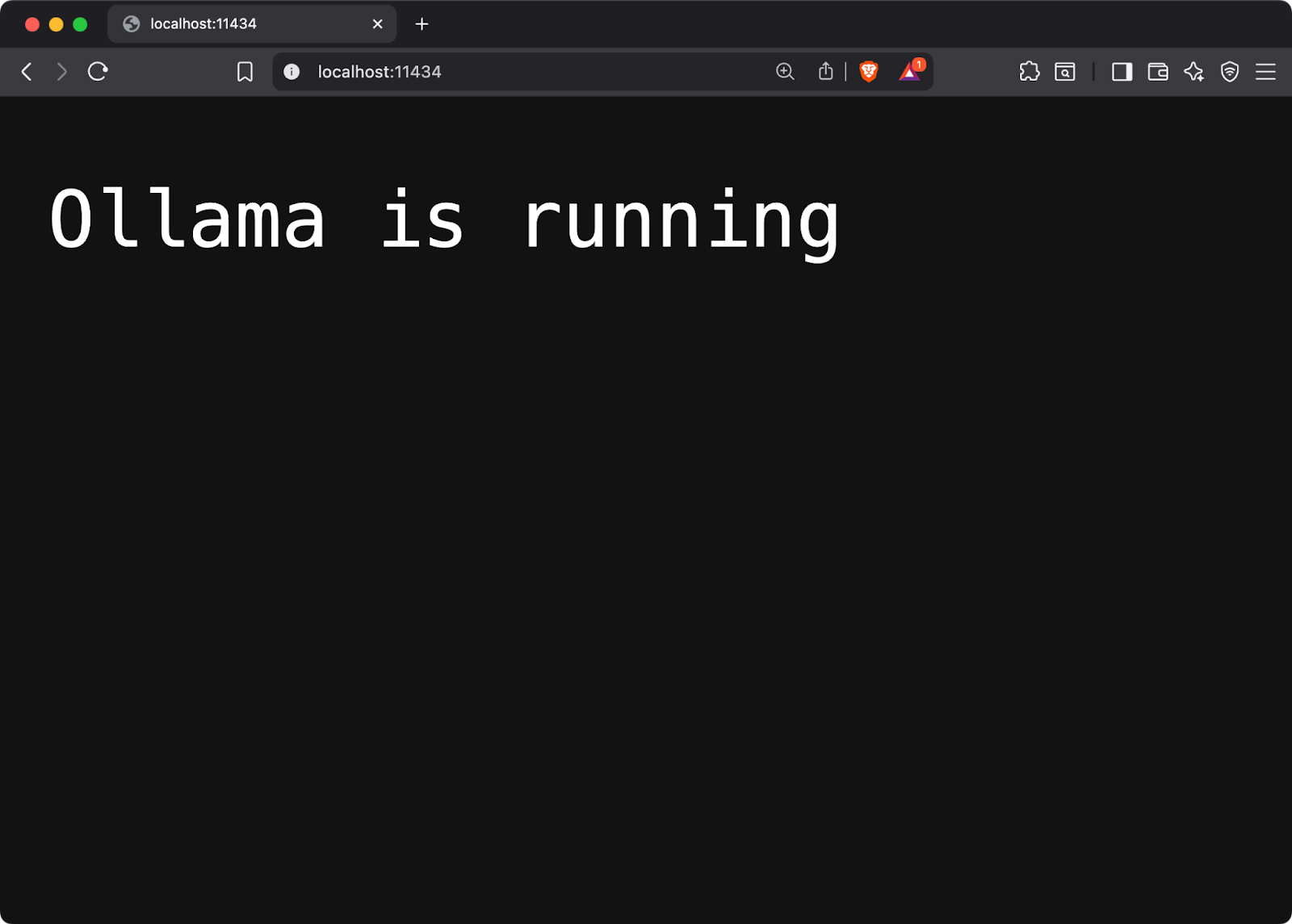 Image 3 - Ollama running locally