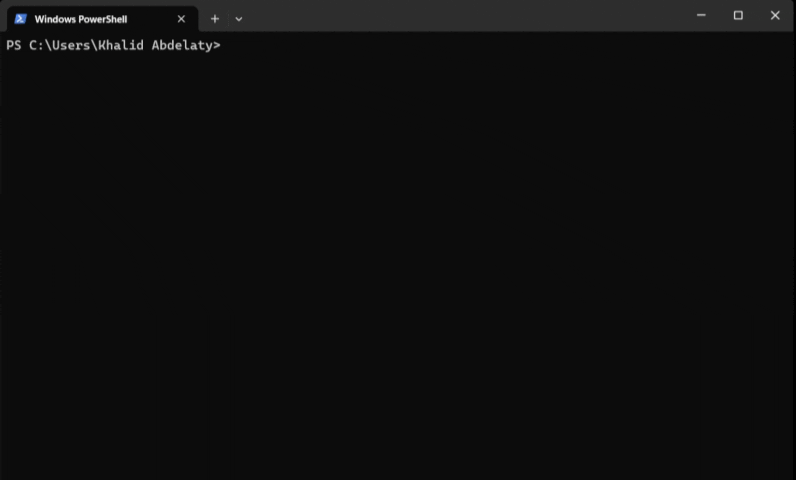 An animated GIF demonstrating the Azure CLI's interactive mode, showing real-time command auto-completion and parameter suggestions.