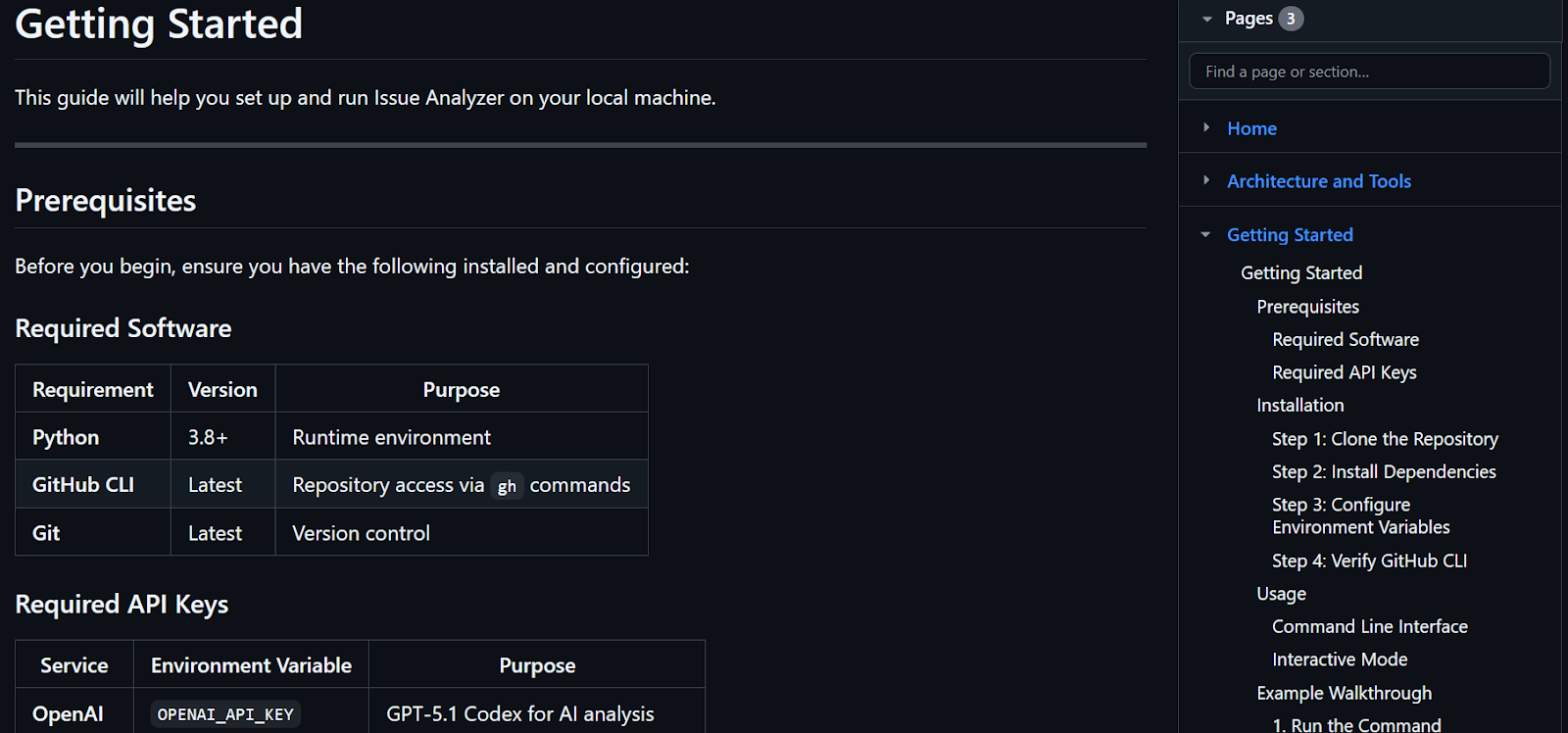 kingabzpro/Issue-Analyzer wiki getting started page